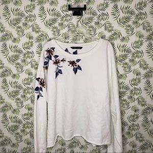 Abercrombie & Fitch embroidered crop